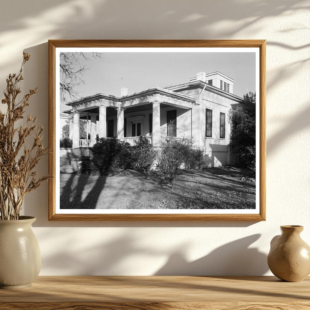 Macon, GA House Architecture Photo from 1953