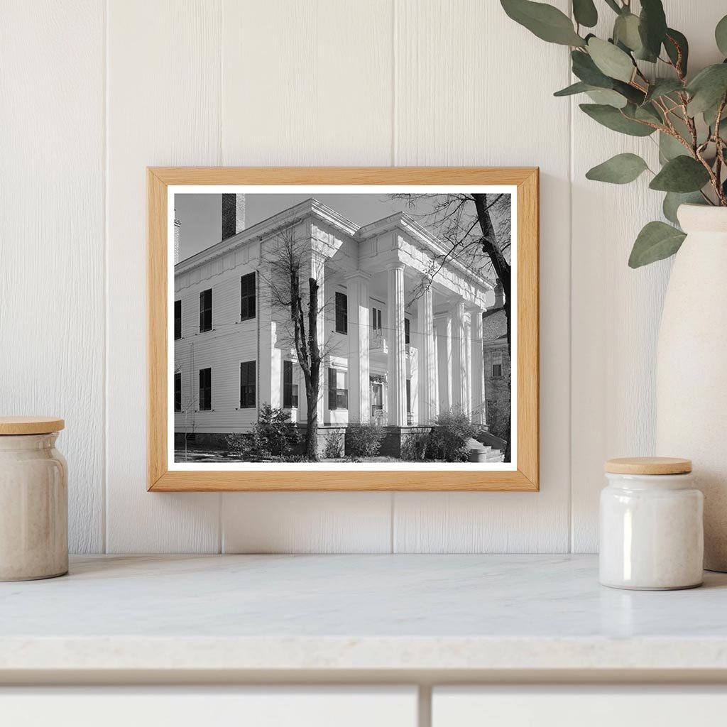 Historic Macon Architecture Photo, Georgia 1957
