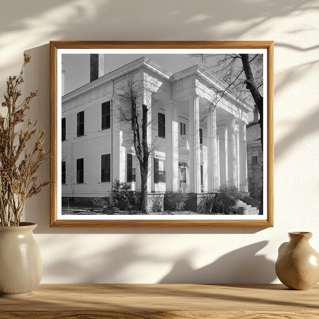 Historic Macon Architecture Photo, Georgia 1957