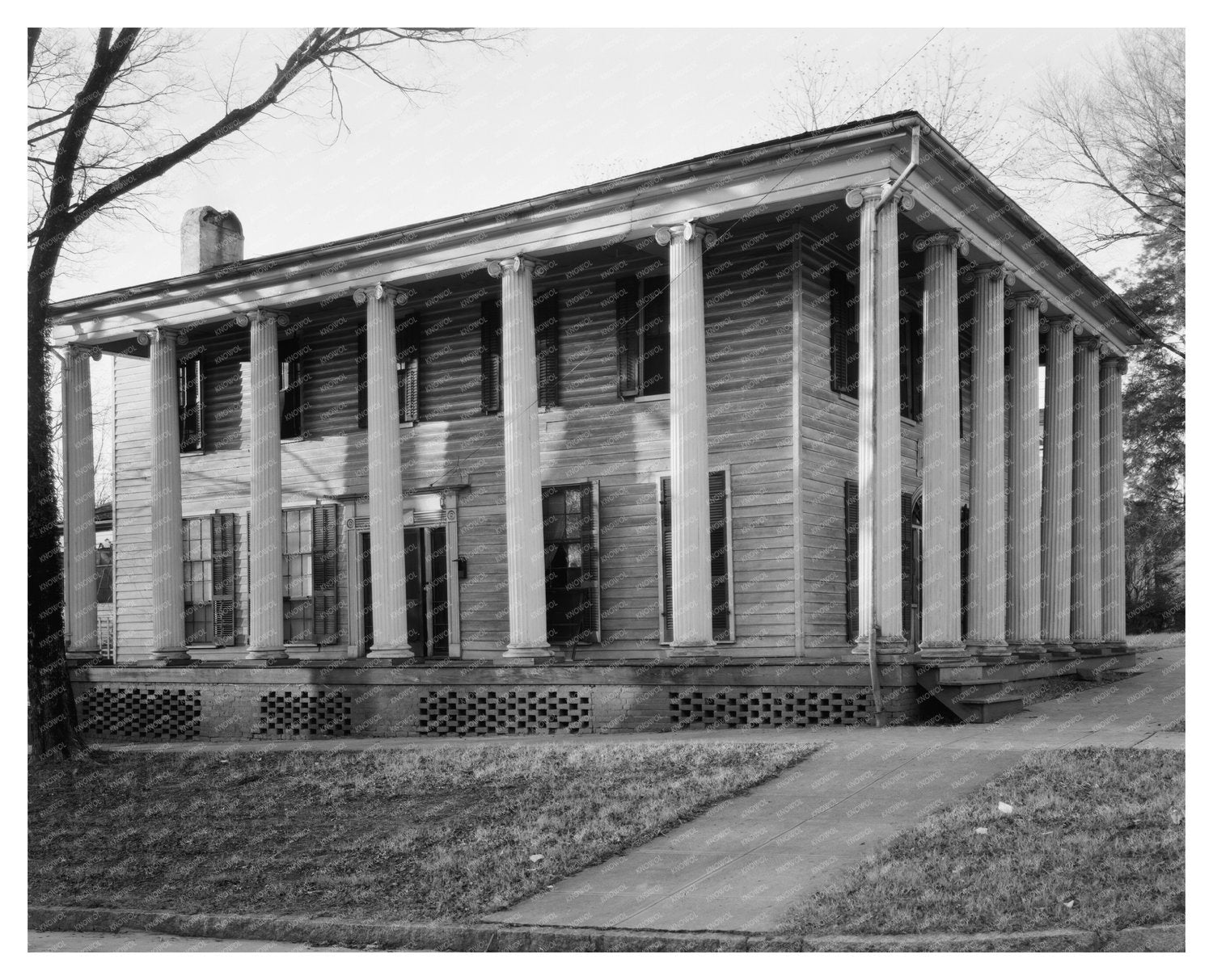 Milledgeville GA Architecture History 1830 Photo