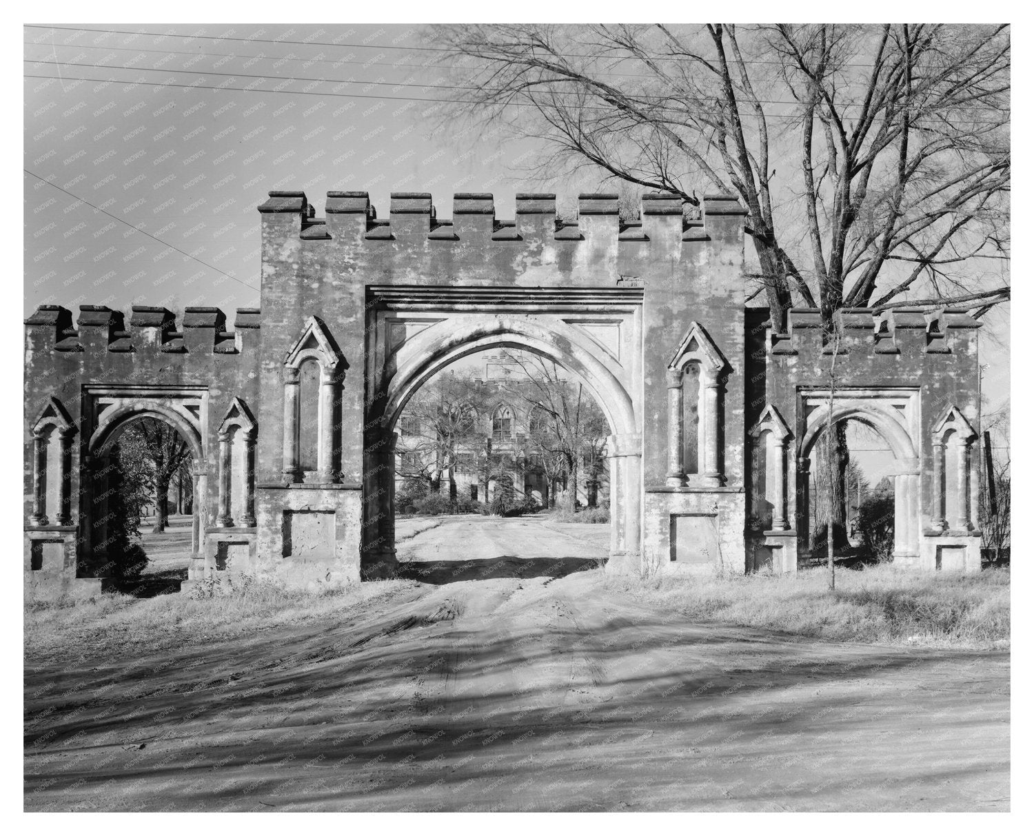 Old State Capitol, Milledgeville, GA 1807 Historical Photo