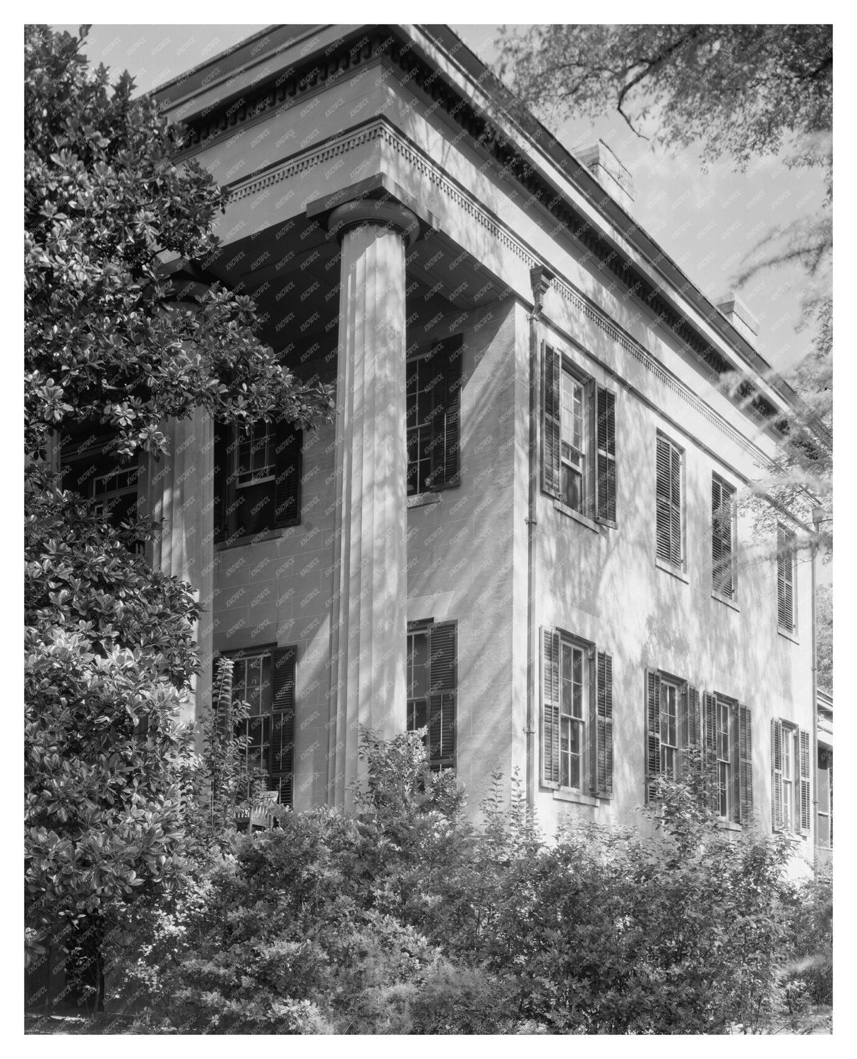 Vintage Photo of Lockerly House, Milledgeville, GA 1900s