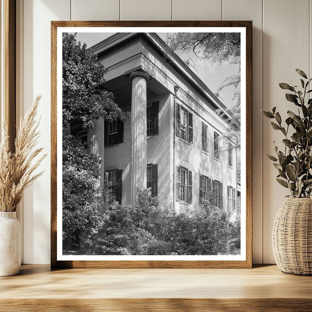 Vintage Photo of Lockerly House, Milledgeville, GA 1900s