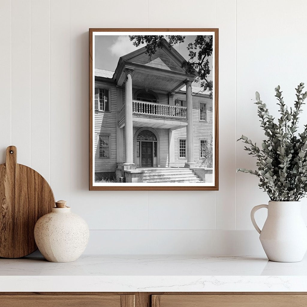 Boykin Hall, Milledgeville, GA, c. 1830 Vintage Photo