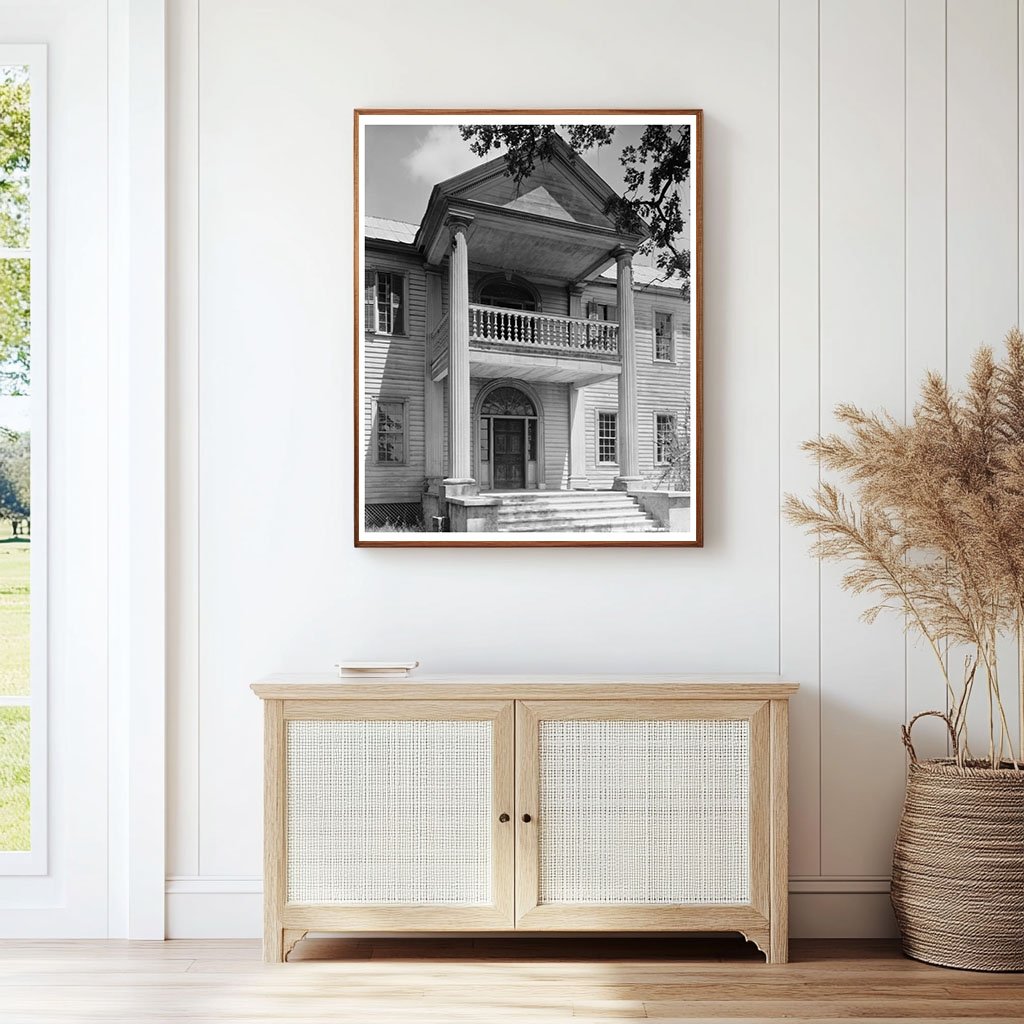 Boykin Hall, Milledgeville, GA, c. 1830 Vintage Photo