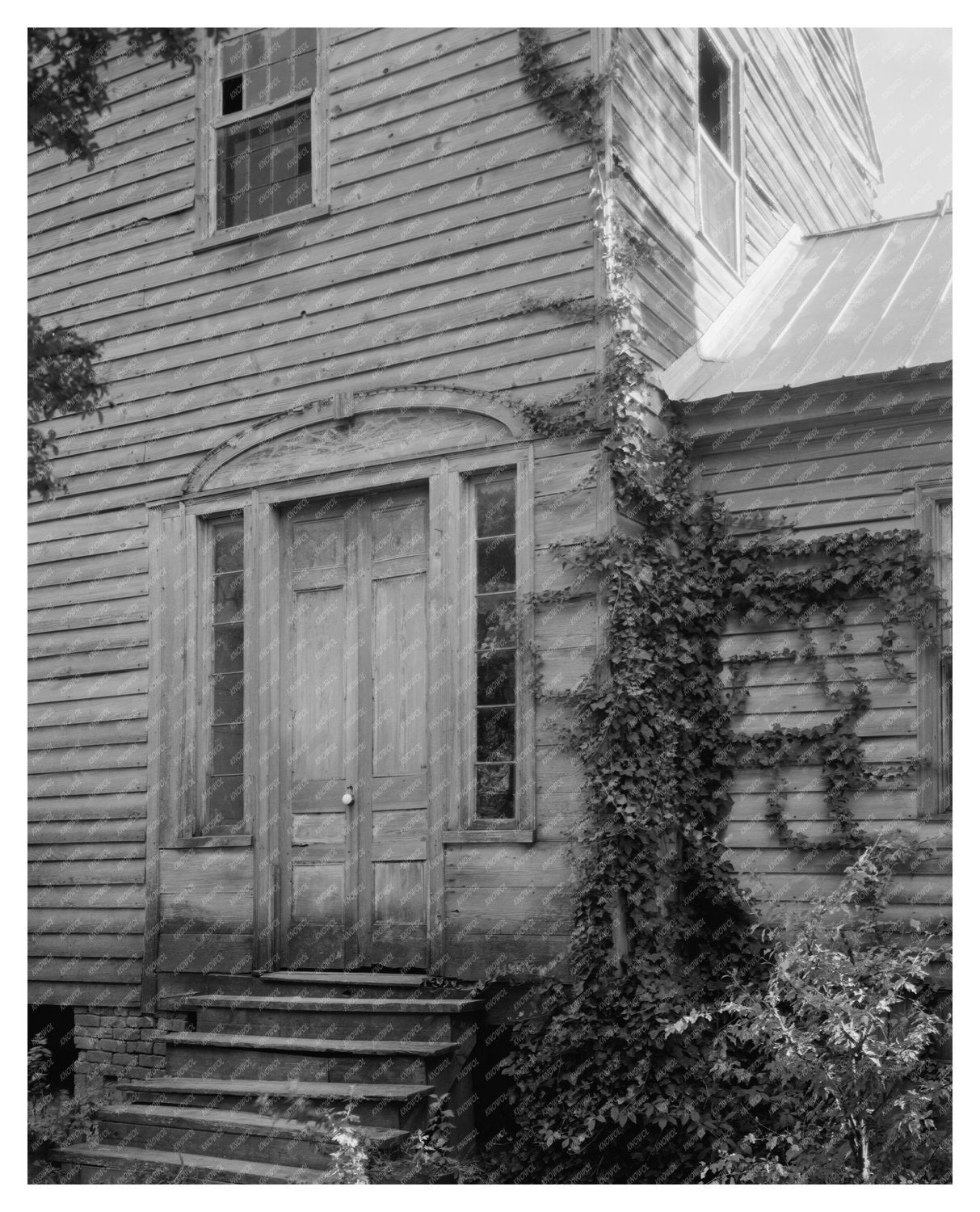 Historic Door in Savannah, Georgia - Mid 20th Century
