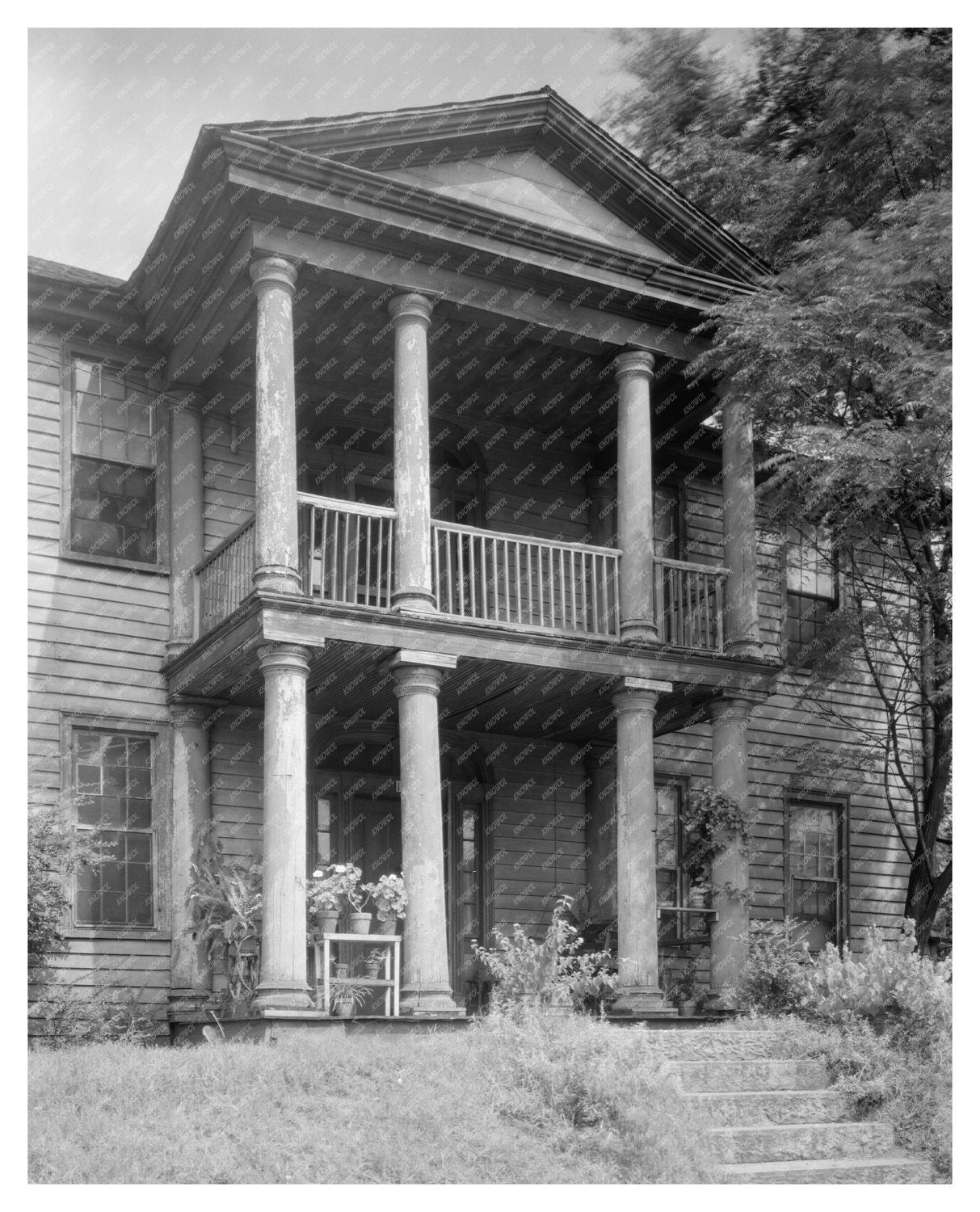 Historic Athens Structure, Georgia 1832 - Vintage Photo