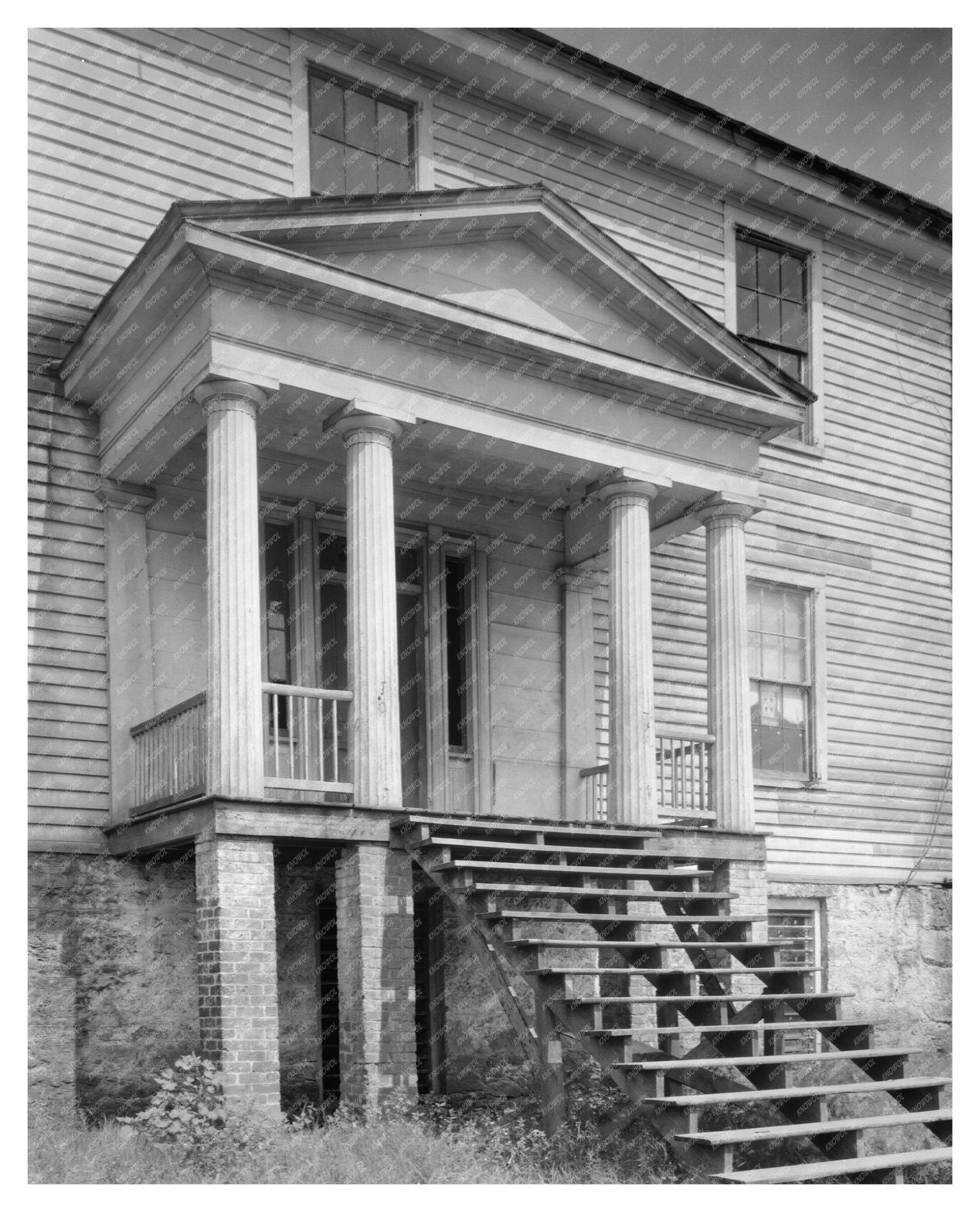 Vintage Athens, Georgia Architecture Photo from the 1950s