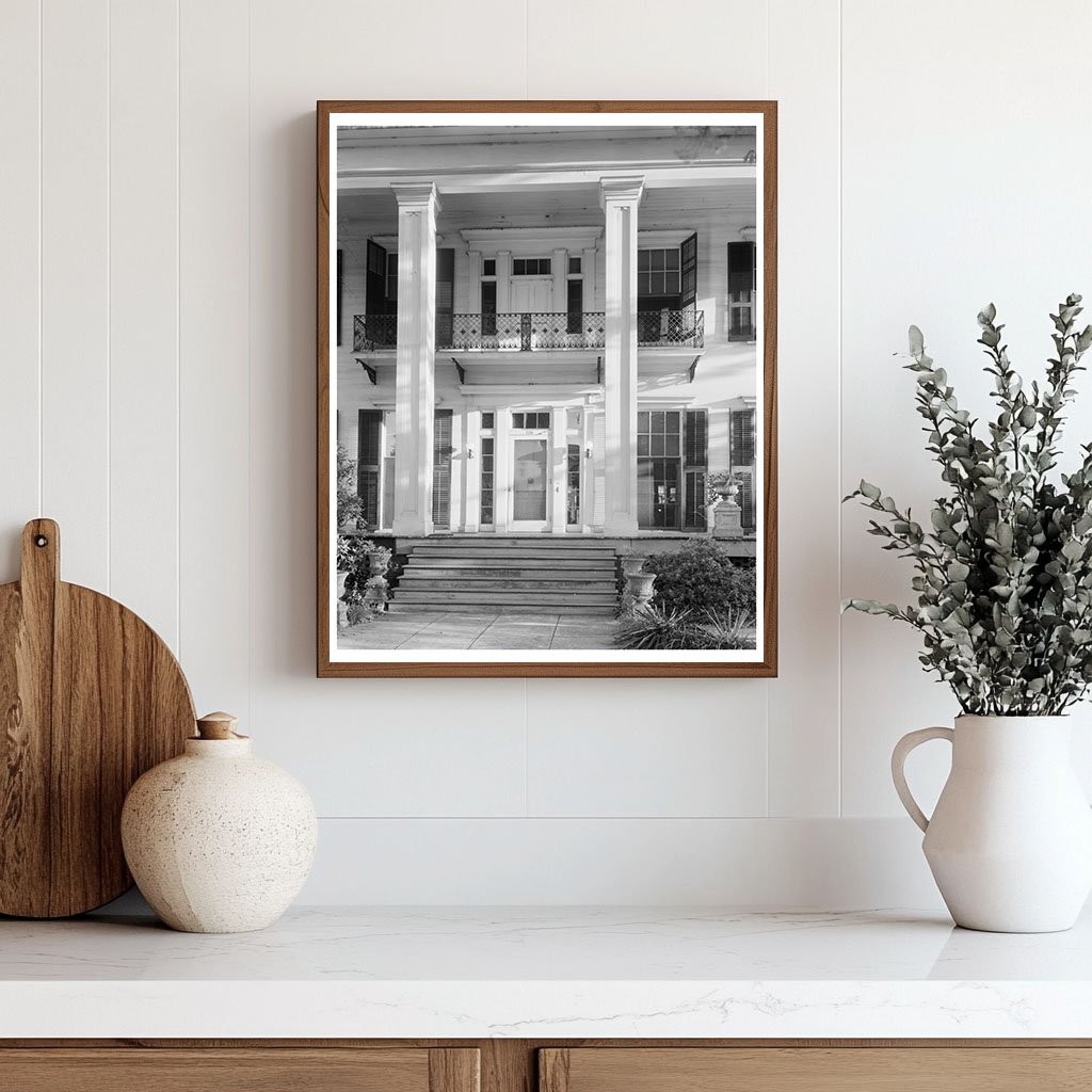 Iris Court, Albany GA, 1848 - Historic Antebellum Photo