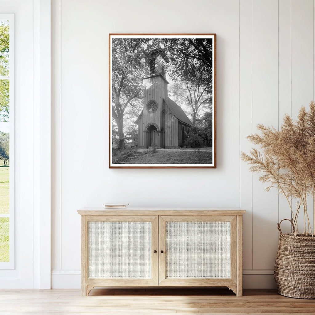 Historic Church in Greensboro, GA - 1852 Photo, 1957 Release