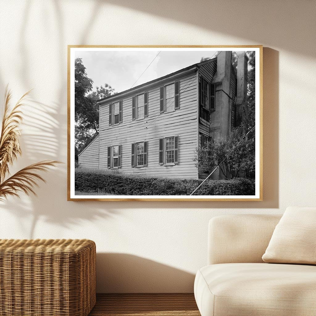 Vintage Architecture in Sparta, Georgia, 1953