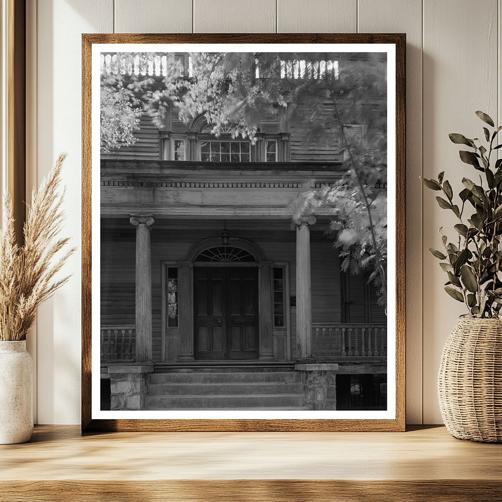 Vintage Southern Architecture in Sparta, Georgia 1957