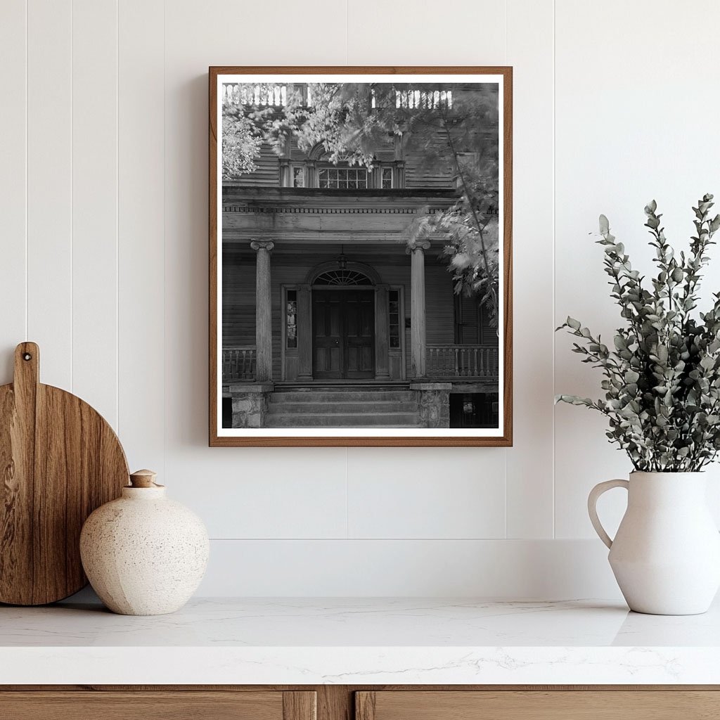 Vintage Southern Architecture in Sparta, Georgia 1957