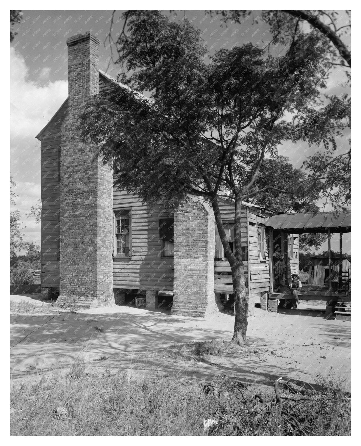 Vintage Home in Hancock County, GA - Carnegie Survey 1953