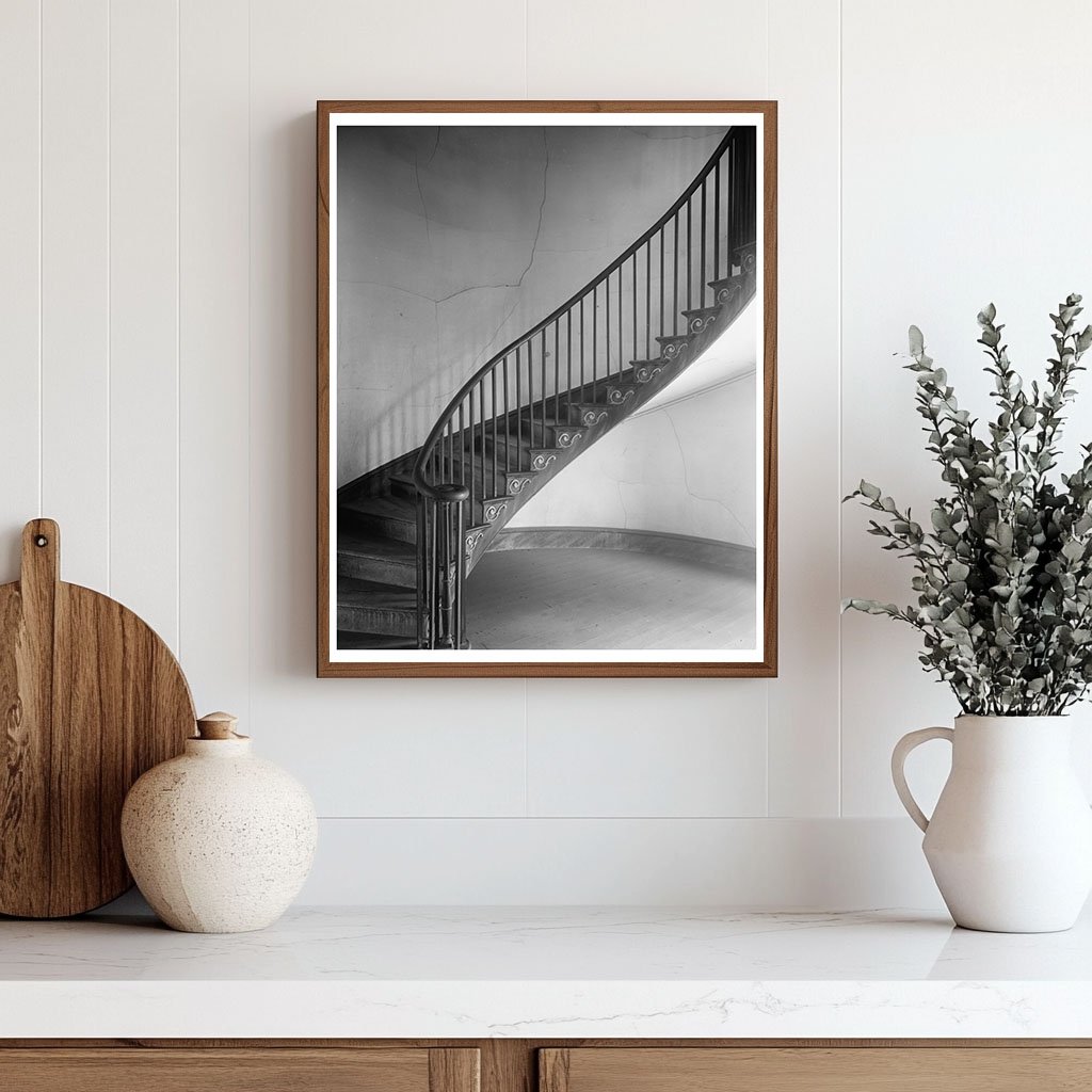 Historic Residence in Haddock, GA - Vintage Photograph 1953