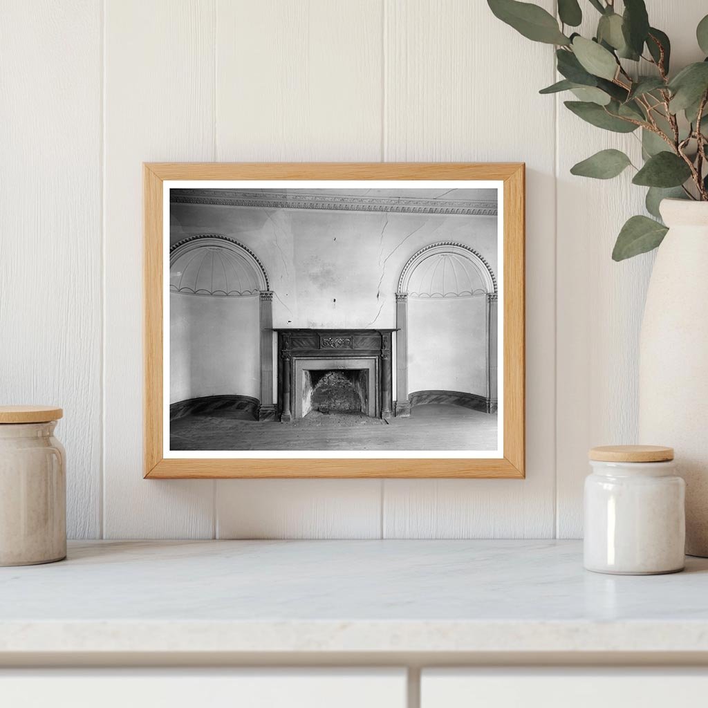 Historic Home Interior in Haddock, Georgia, 1957
