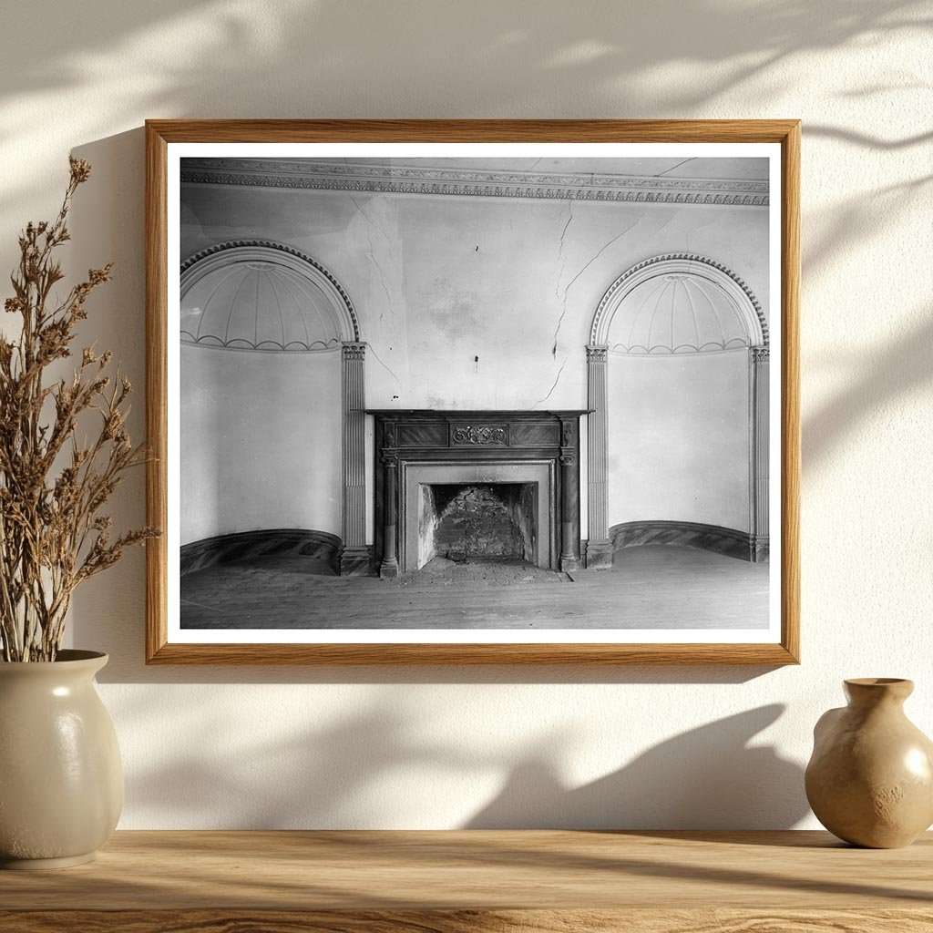 Historic Home Interior in Haddock, Georgia, 1957