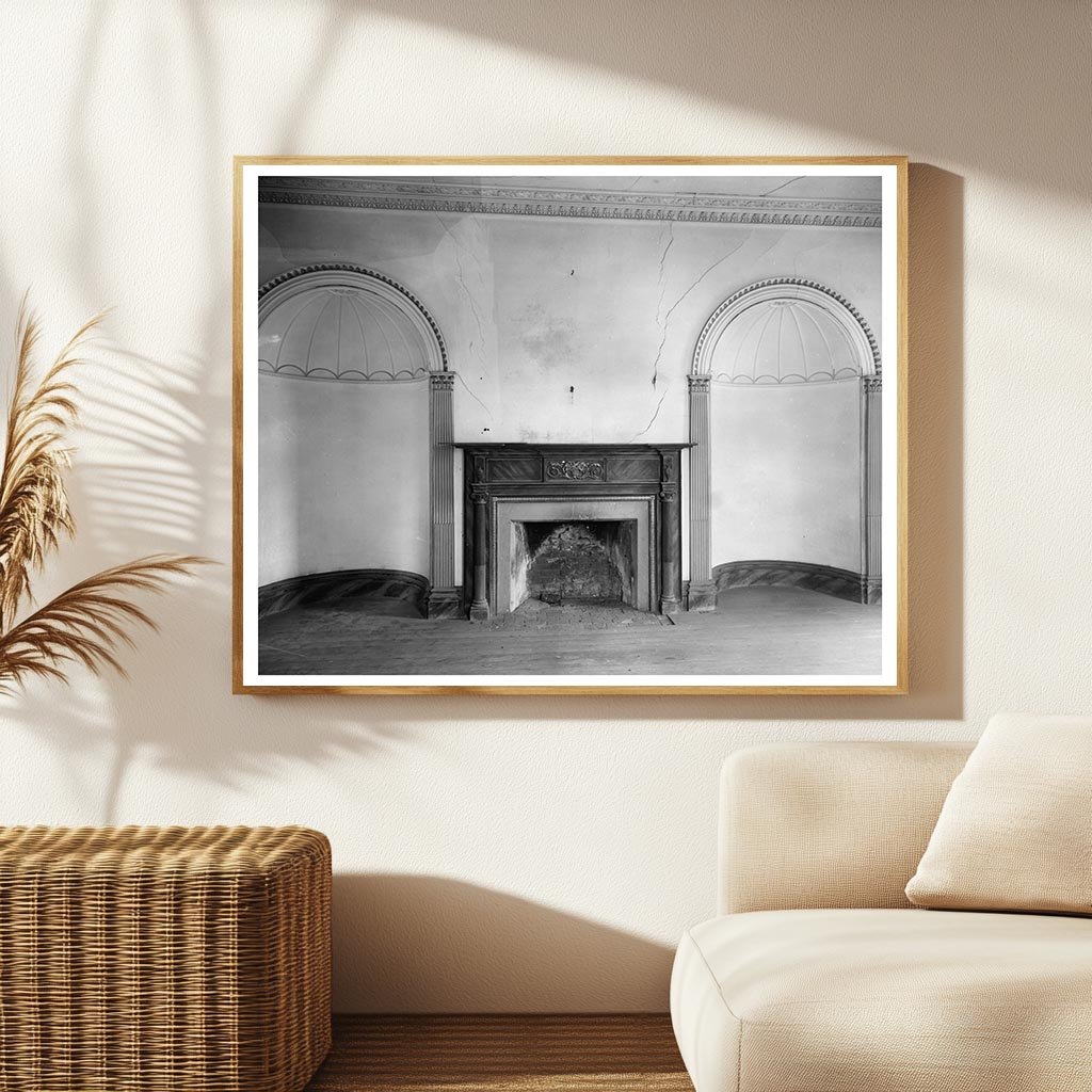 Historic Home Interior in Haddock, Georgia, 1957