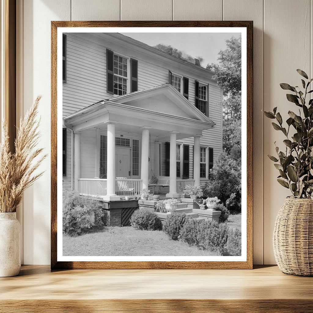 Burney-Lambert House, Madison, Georgia 1838 - Vintage Photo - view 2