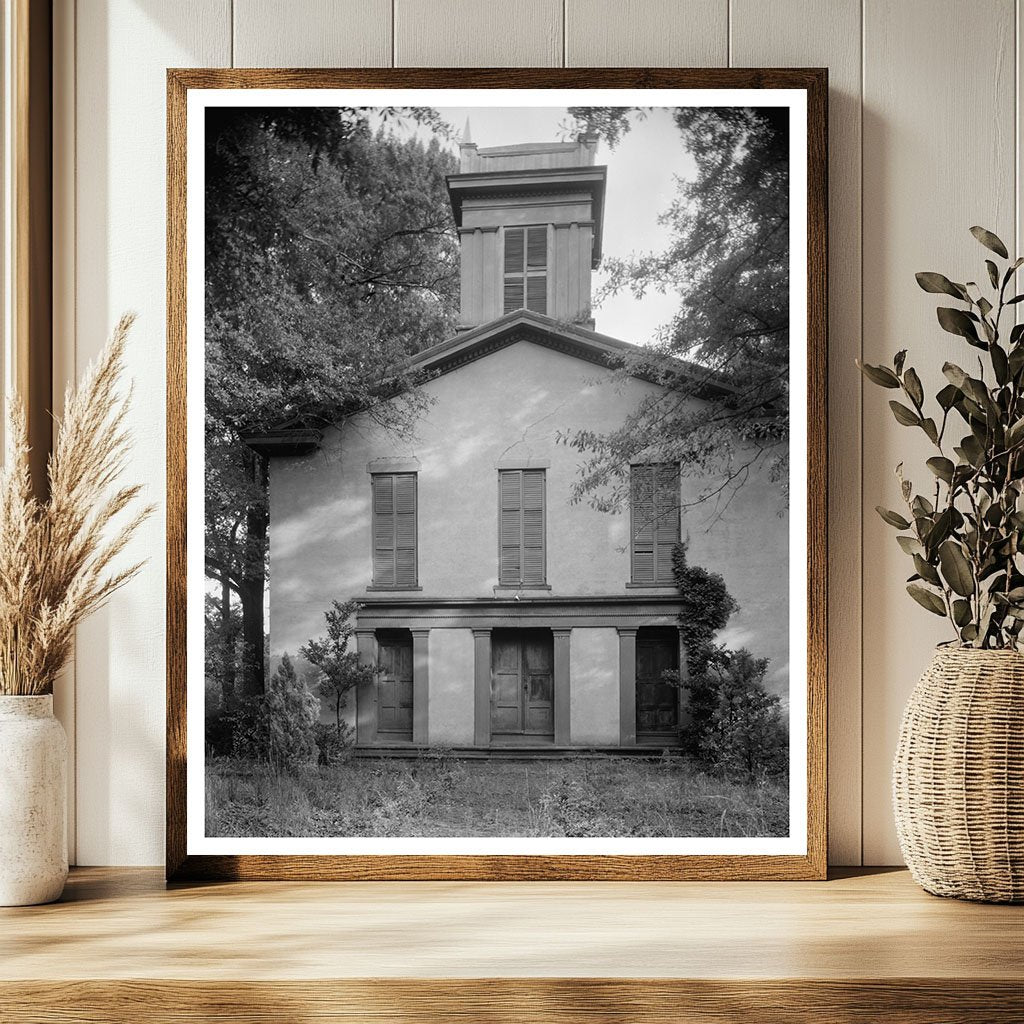 Historic Church in Madison, GA - 1840 Vintage Photo