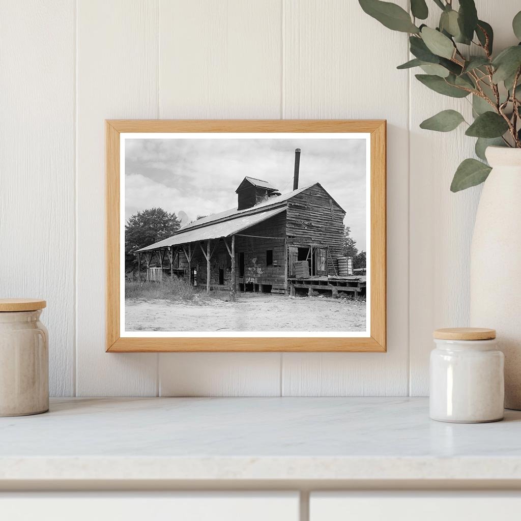 Cotton Gin in Lexington, Oglethorpe County, GA, 1957