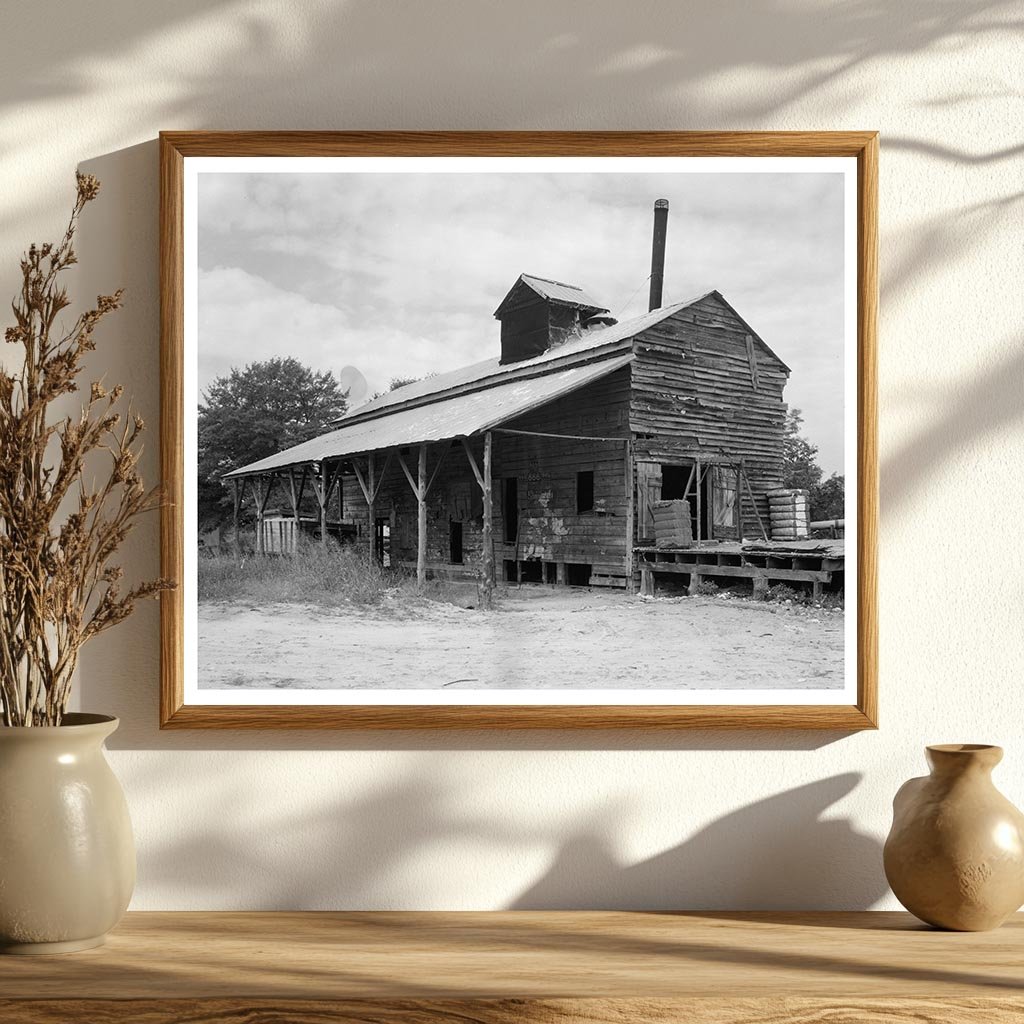 Cotton Gin in Lexington, Oglethorpe County, GA, 1957