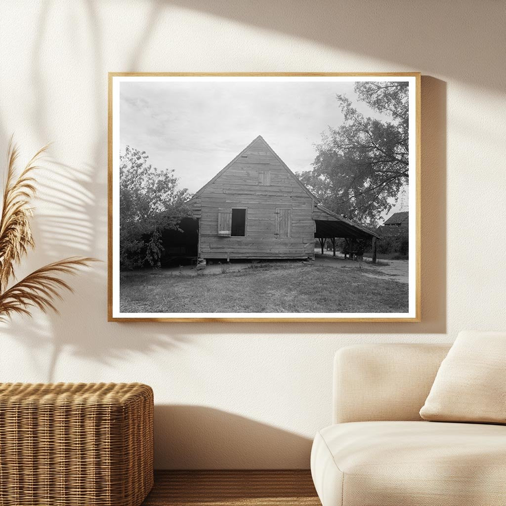 Vintage Barn Photo, Wilkes County, Georgia 20th Century
