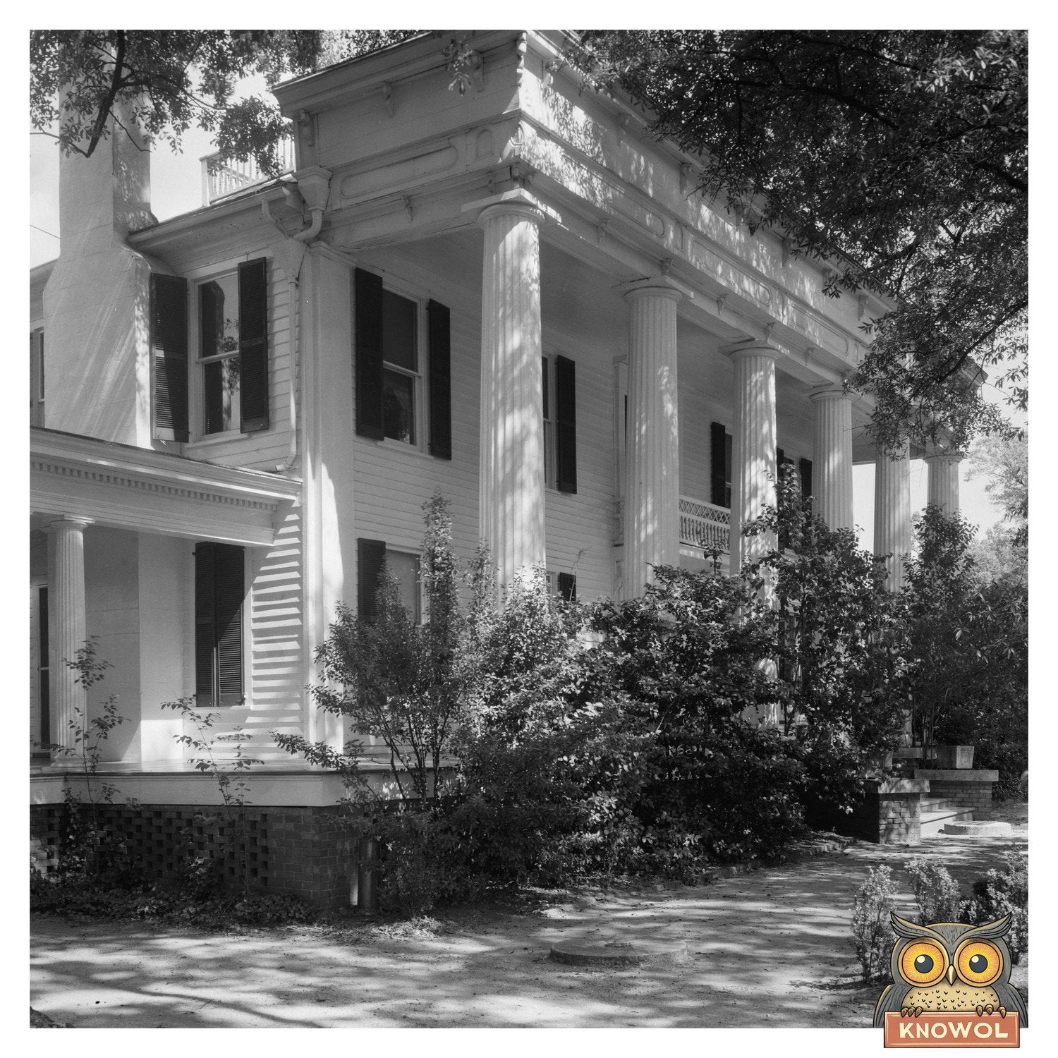 Berry-Hay-Pope House, Washington, GA - Vintage Photo 1900s