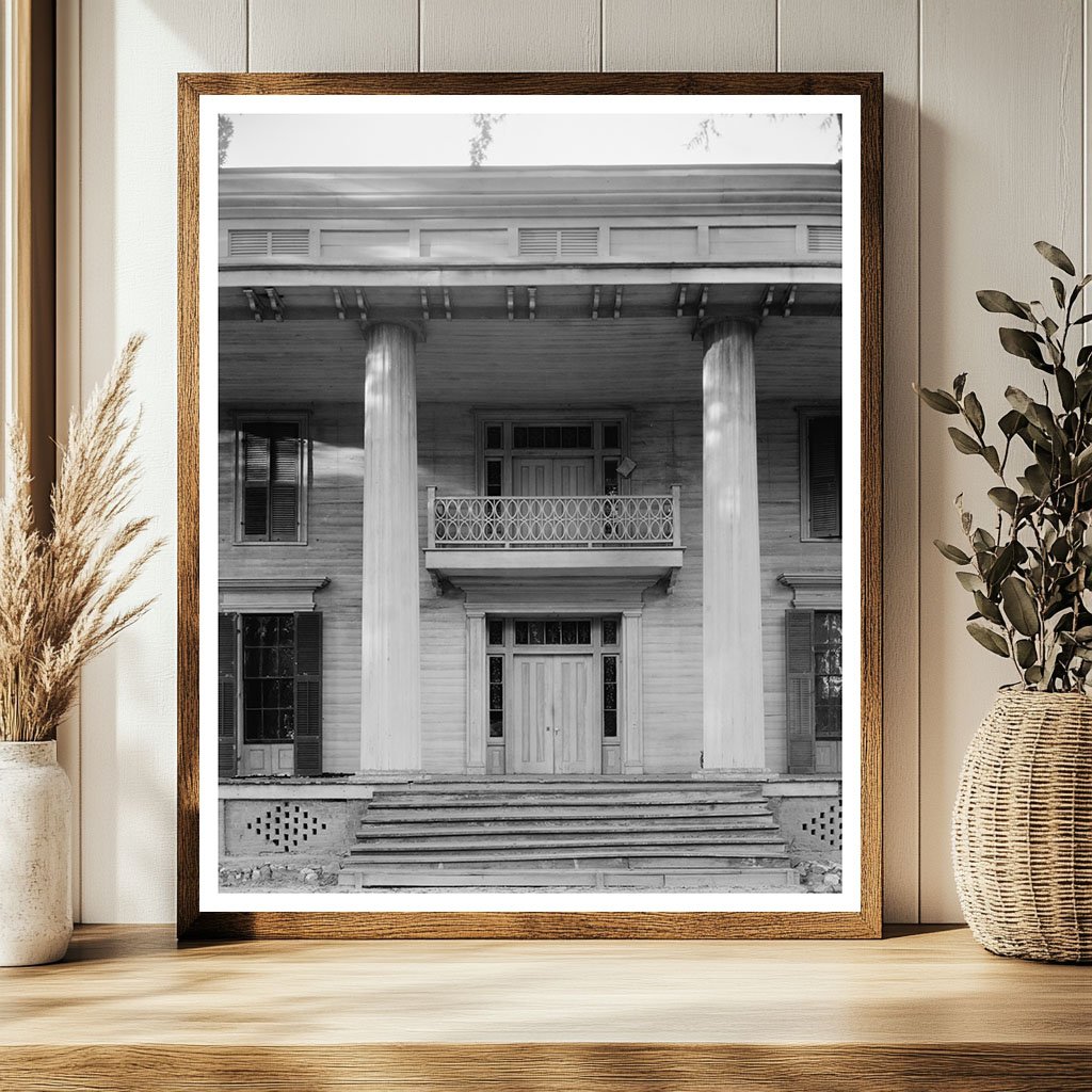 Vintage Washington GA Architecture Photo, Mid-20th Century