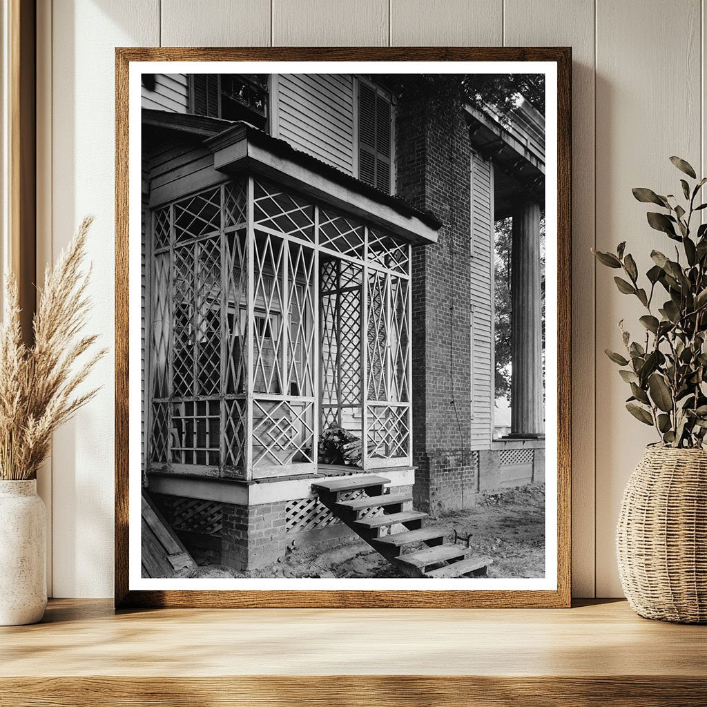 Vintage Photo of Washington, GA Architecture, 1953