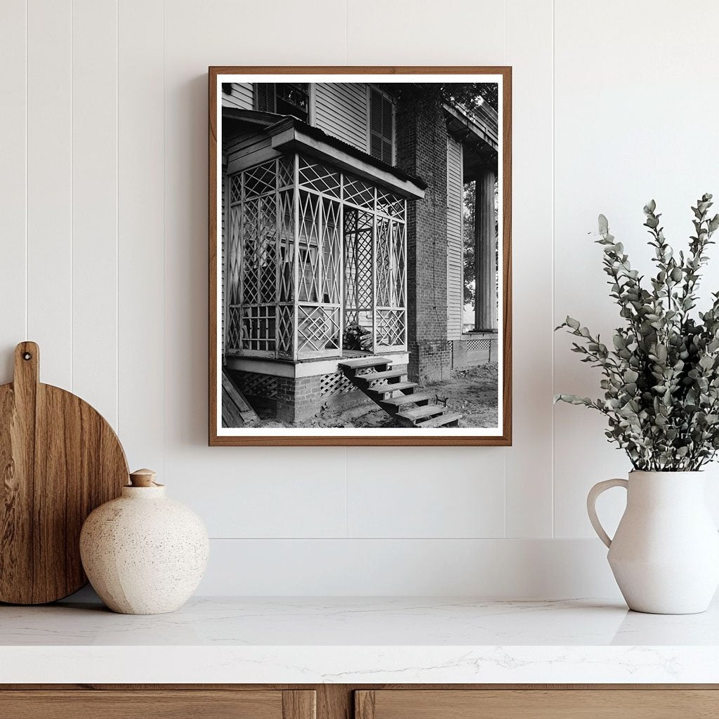 Vintage Photo of Washington, GA Architecture, 1953