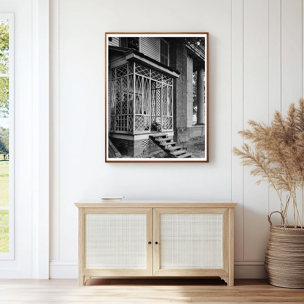 Vintage Photo of Washington, GA Architecture, 1953