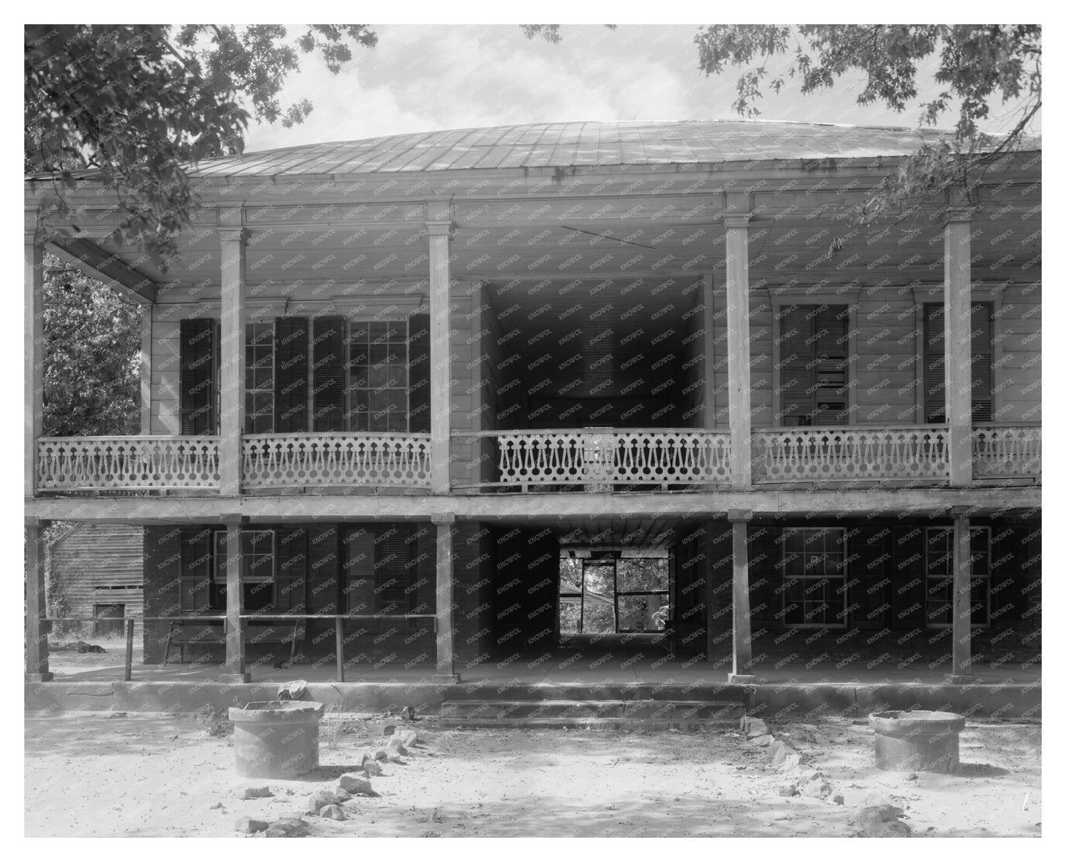 Vintage Architecture Photo, Washington GA, 1953