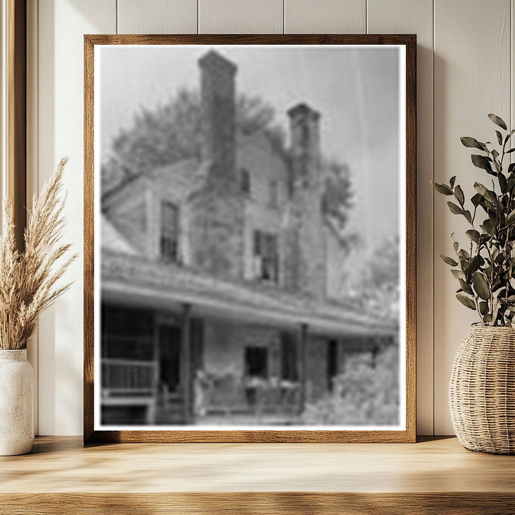 Wilkes County, GA Architecture, 20th Century Vintage Photo