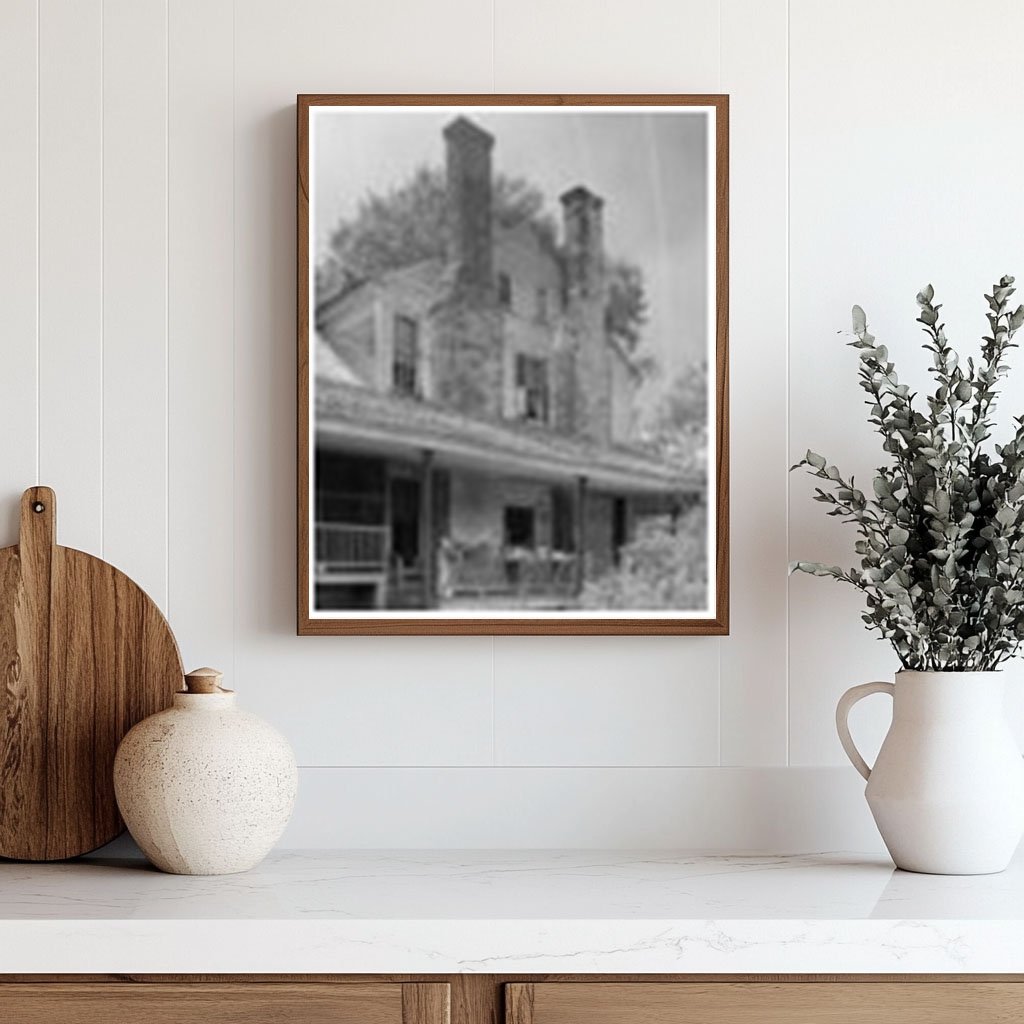 Wilkes County, GA Architecture, 20th Century Vintage Photo