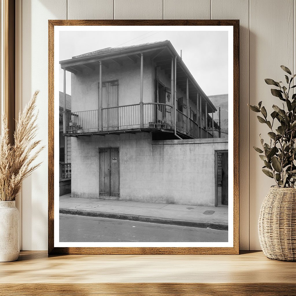 Historic New Orleans Dwelling Photo, 20th Century
