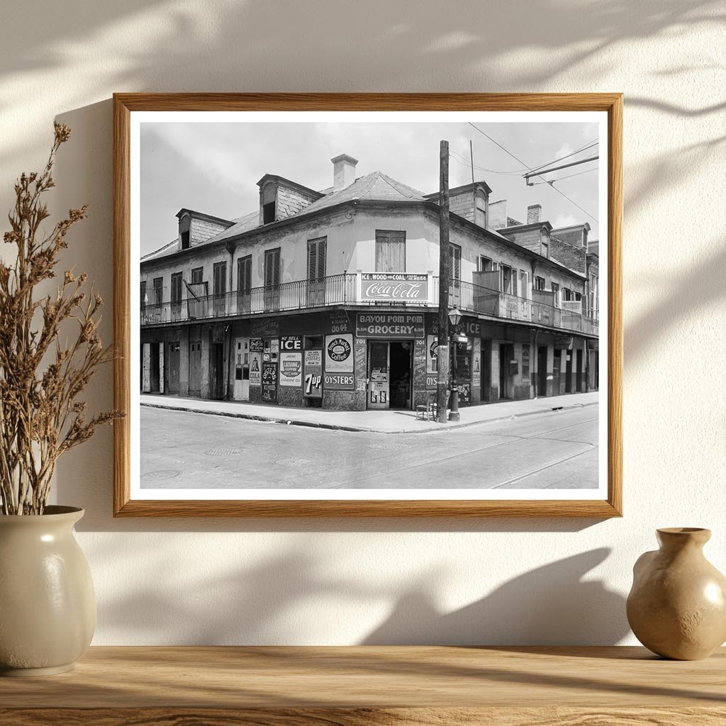 New Orleans Architecture: Vintage Photo from 1953