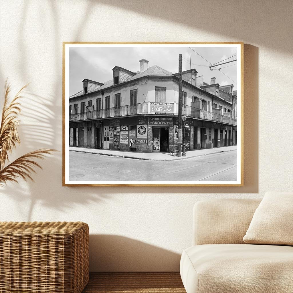 New Orleans Architecture: Vintage Photo from 1953