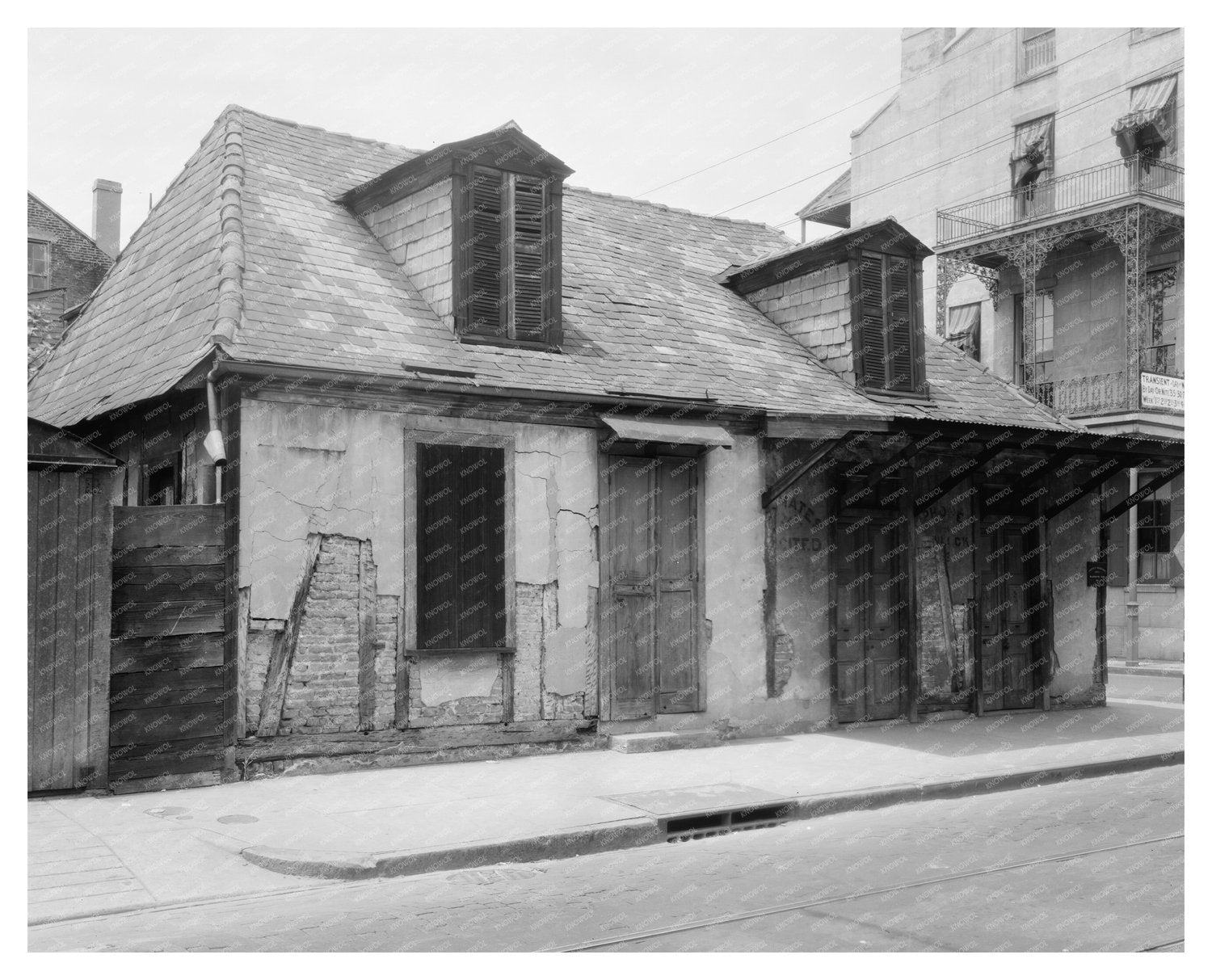 New Orleans Historic Building Photo, Louisiana 1800
