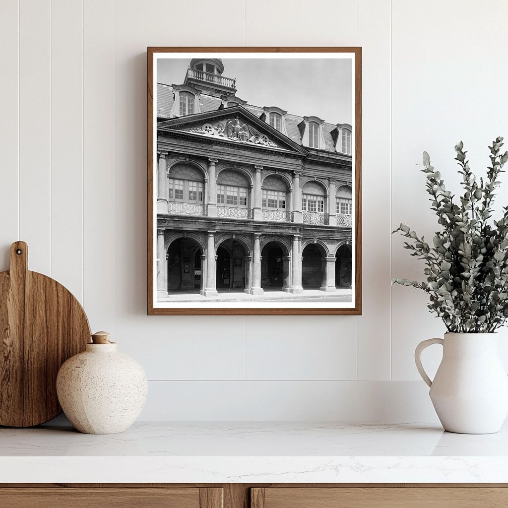 1795 Building in New Orleans, Louisiana: Vintage Photo