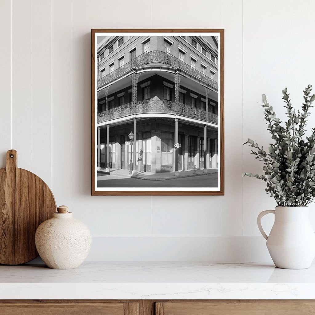 New Orleans Architecture 1849: Historic Photograph