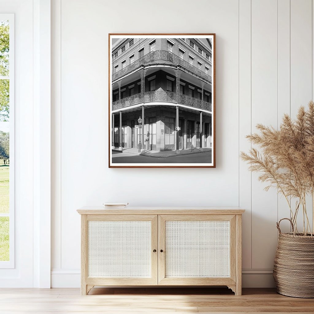 New Orleans Architecture 1849: Historic Photograph