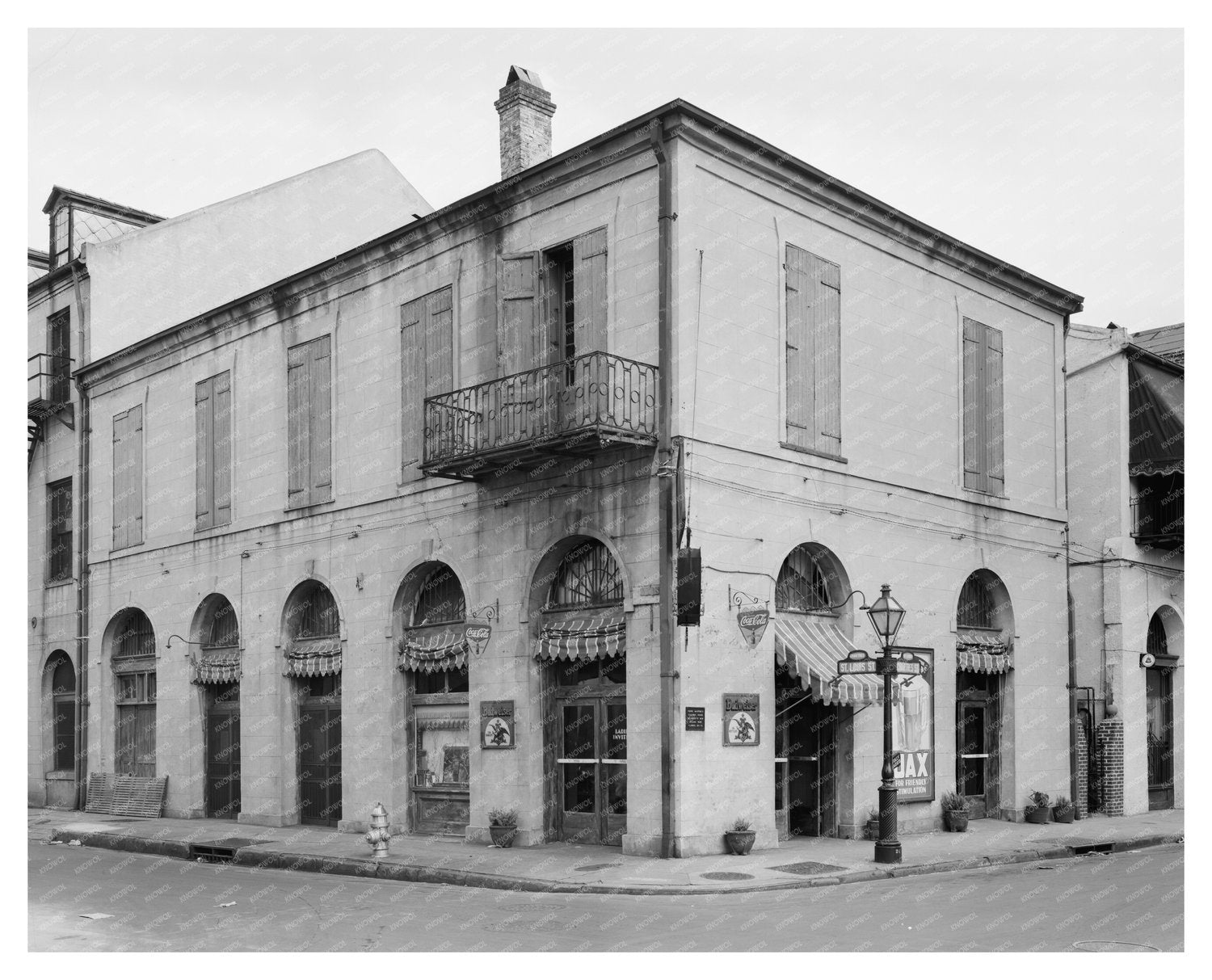 New Orleans Architecture 1788: Historical Vintage Photo