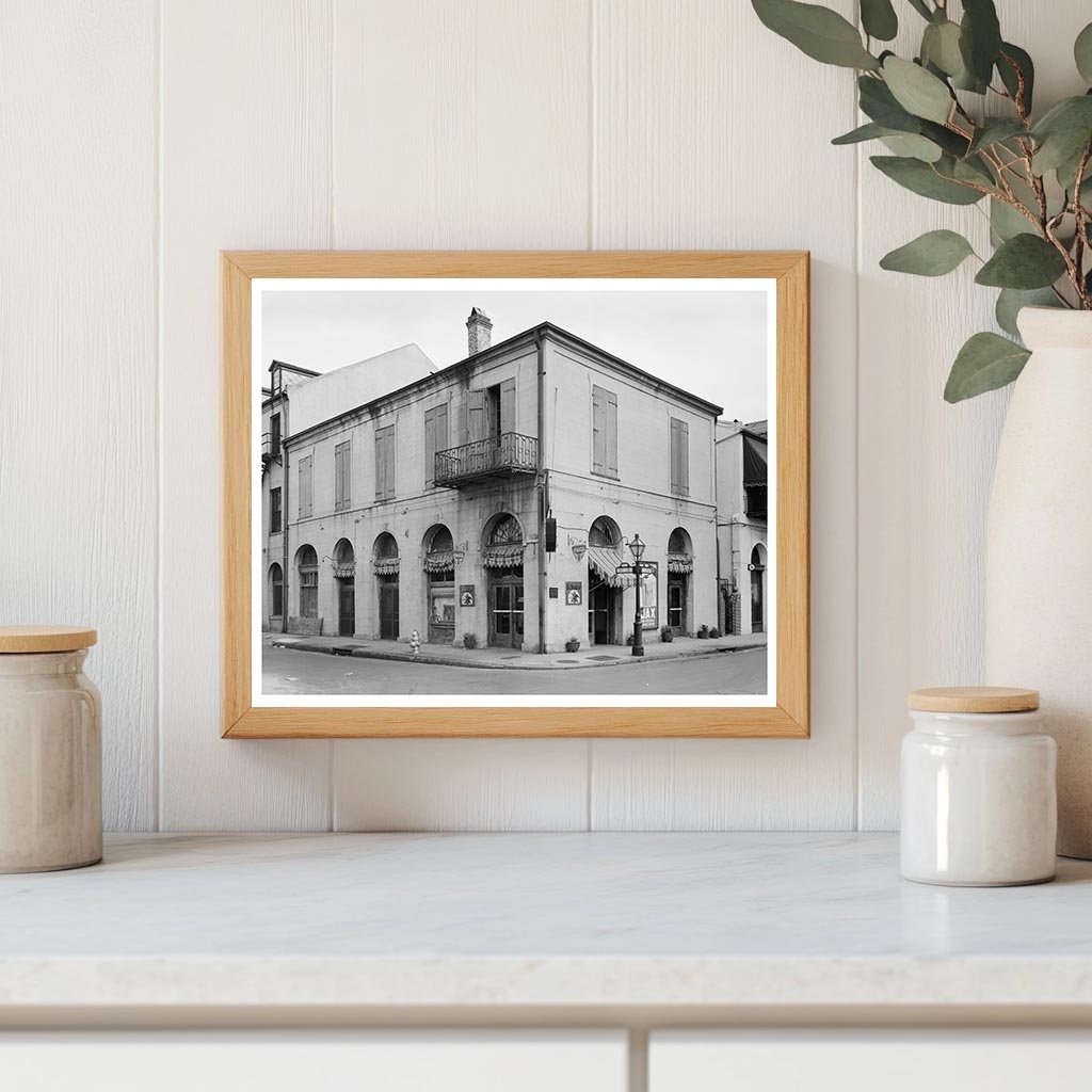 New Orleans Architecture 1788: Historical Vintage Photo