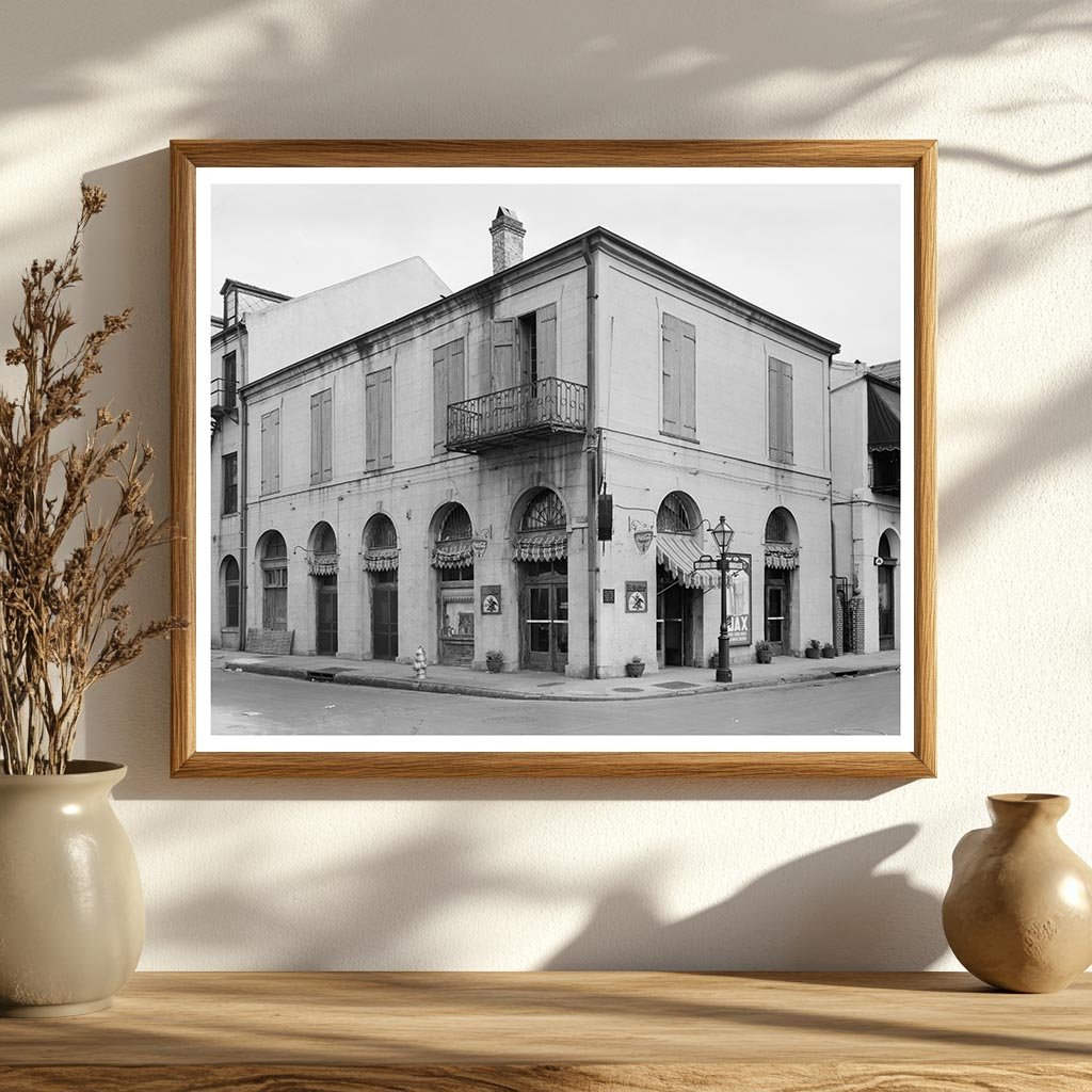 New Orleans Architecture 1788: Historical Vintage Photo