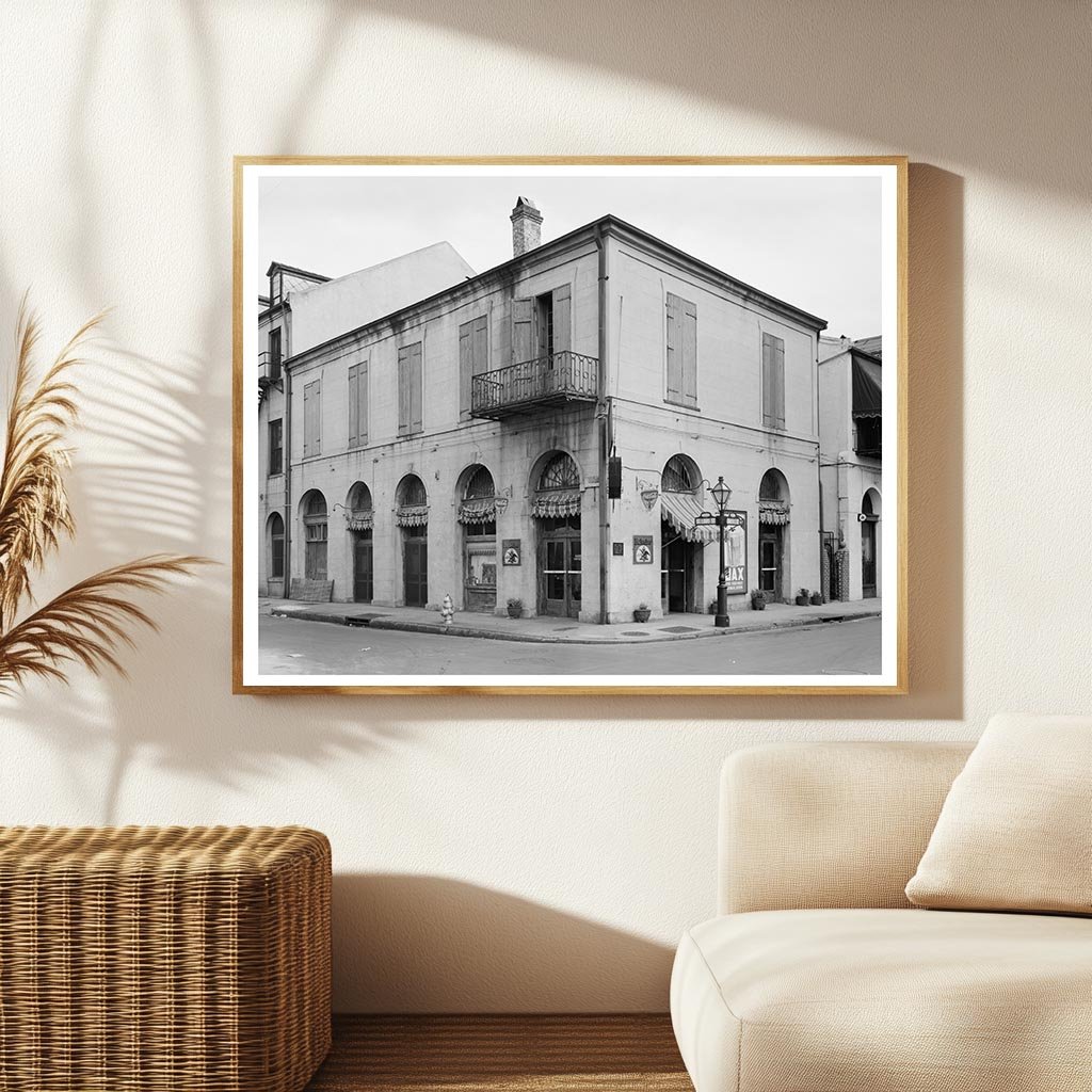 New Orleans Architecture 1788: Historical Vintage Photo