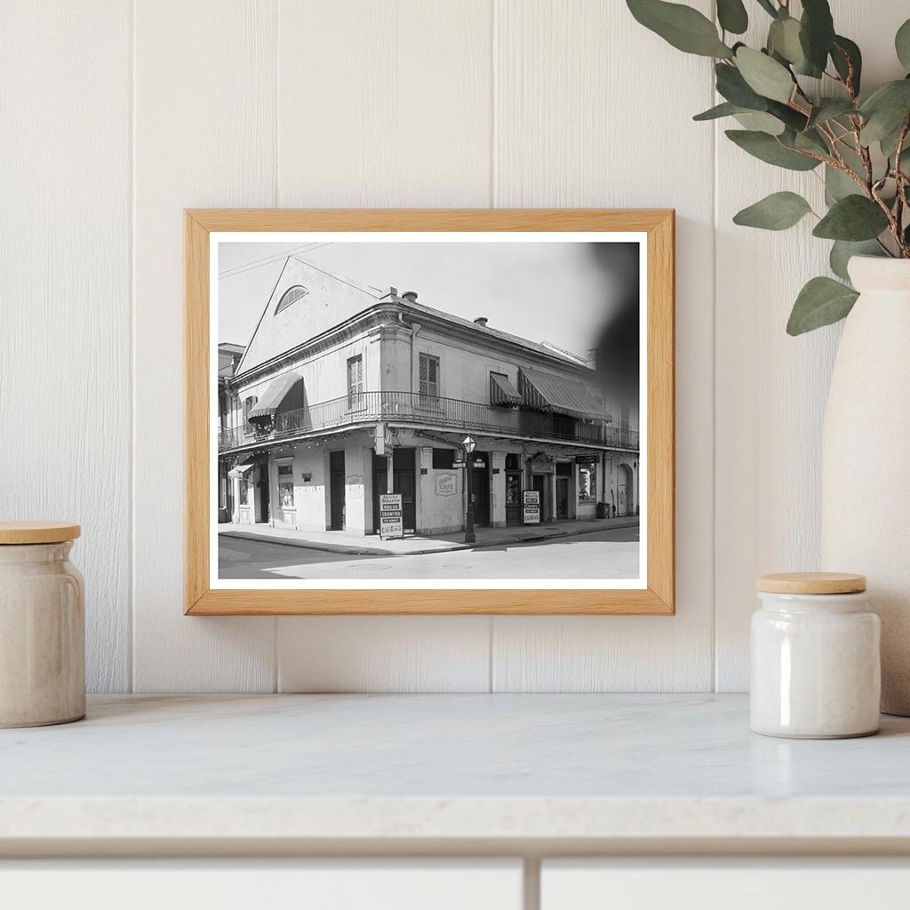Vintage New Orleans Architecture Photo, 1900s