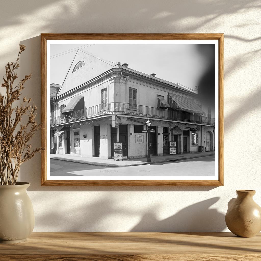 Vintage New Orleans Architecture Photo, 1900s