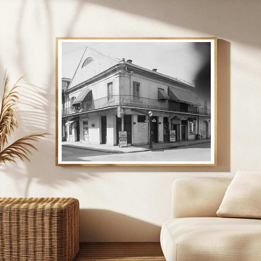 Vintage New Orleans Architecture Photo, 1900s