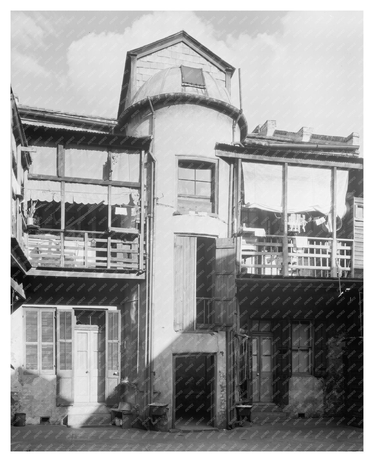 New Orleans Architecture Photo, Louisiana 1953